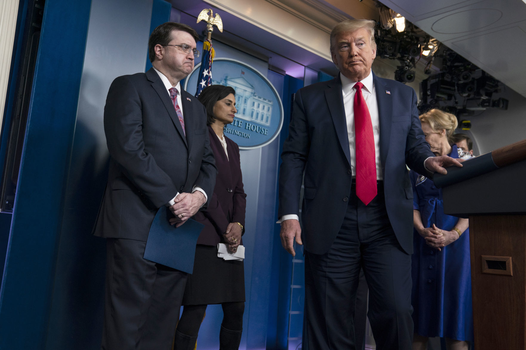Virus Outbreak Trump